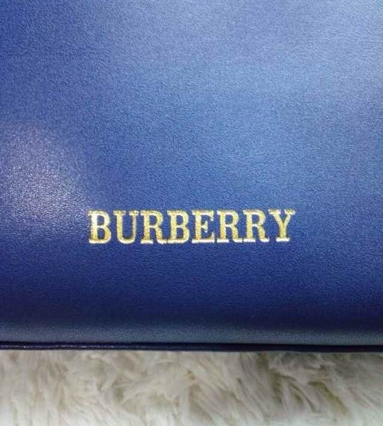 Bolsa Couro Azul Burberry - Imagem 3