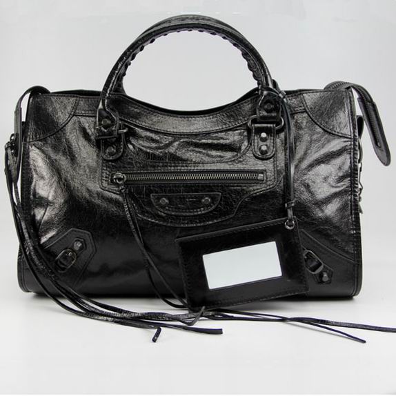Bolsa Couro Balenciaga Motorcycle Grandes Grifes