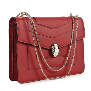 Bolsa Couro Bvlgari