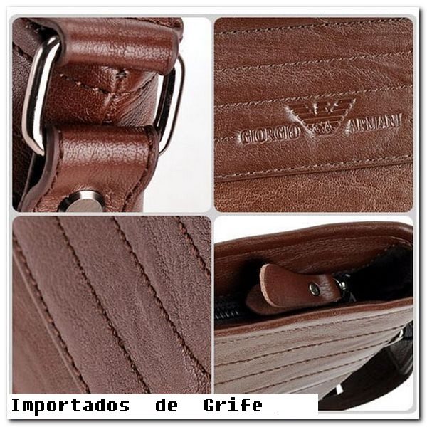 Bolsa Couro Giorgio Armani - Imagem 3