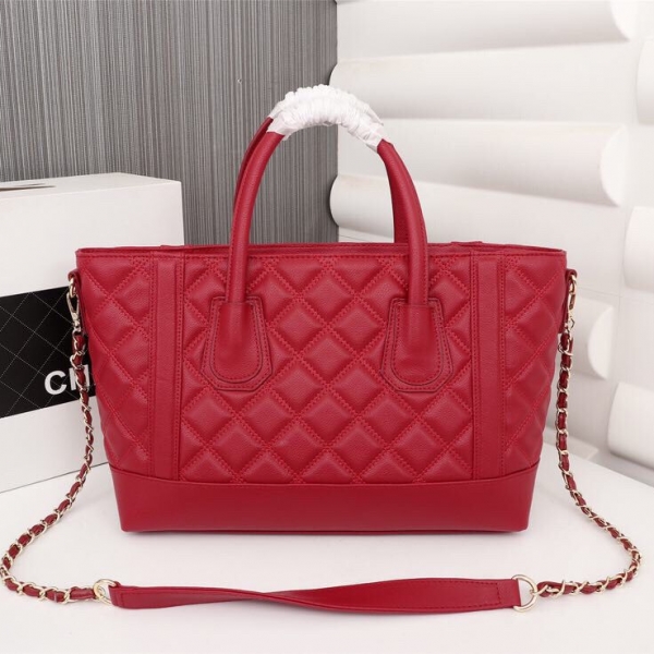 Bolsa couro vermelha Chanel ( Pronta Entrega ) - Imagem 6