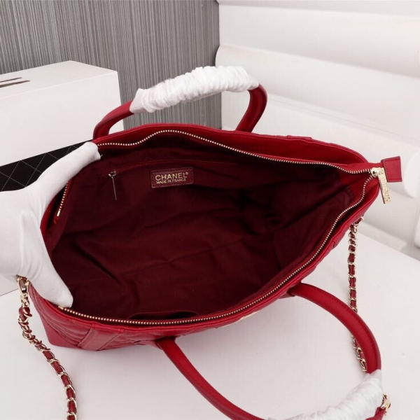 Bolsa couro vermelha Chanel ( Pronta Entrega ) - Imagem 4