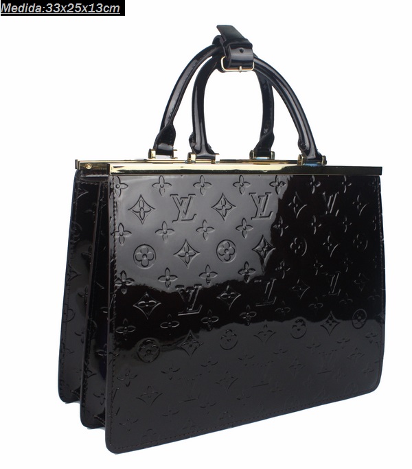 Bolsa de couro Preta Louis Vuitton - Imagem 3