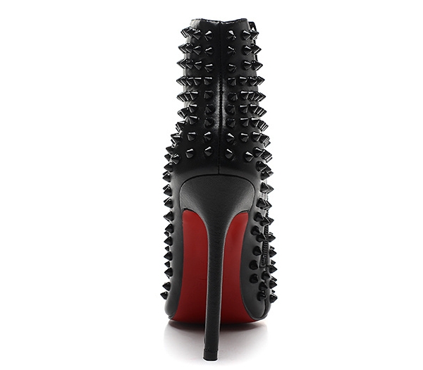 Bota Cano Baixo Couro Christian Louboutin - Imagem 5