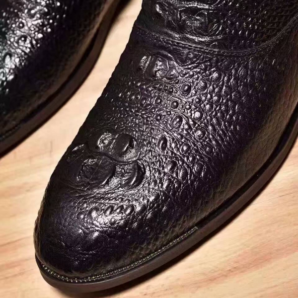 Bota Cano Baixo Couro Hermes - Imagem 3