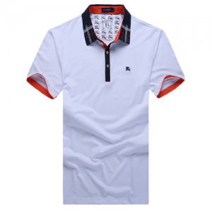 Burberry Camisa Polo Branca Burberry