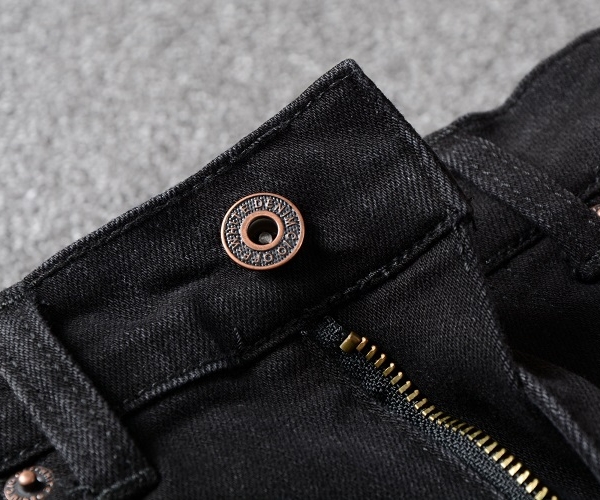 Calça Jeans com detalhe Off White - Imagem 2