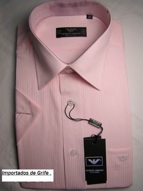 Camisa Manga Curta Giorgio Armani