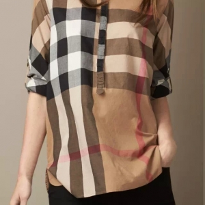 Camisa Xadrez Fem. Burberry