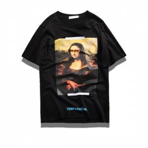 Camiseta off white mona lisa clearance