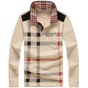 Camiseta Polo Manga Longa Burberry