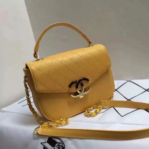 Chanel bolsa de couro Chanel