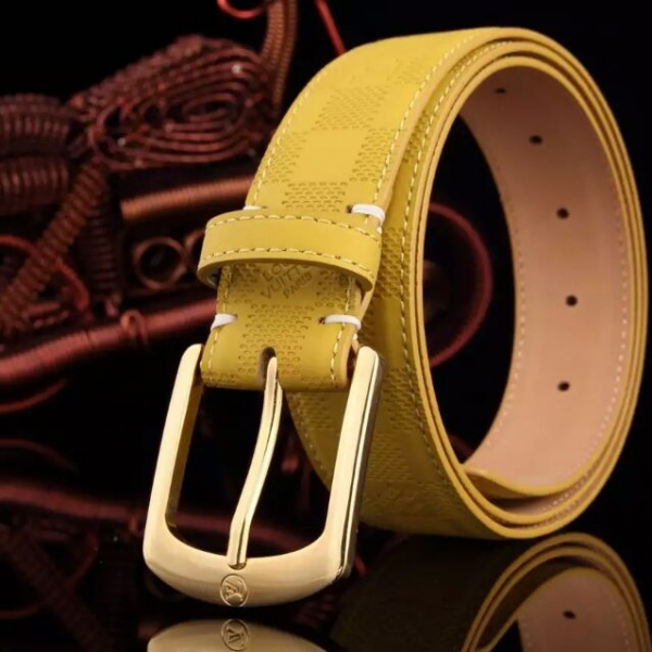 Cinto Amarelo Louis Vuitton