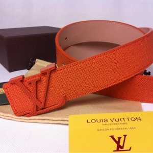 Cinto Feminino Laranja Louis Vuitton