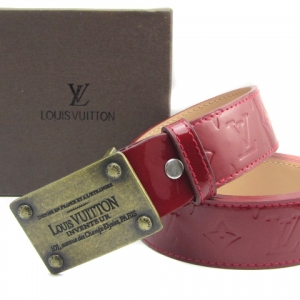 Cinto Vermelho Louis Vuitton