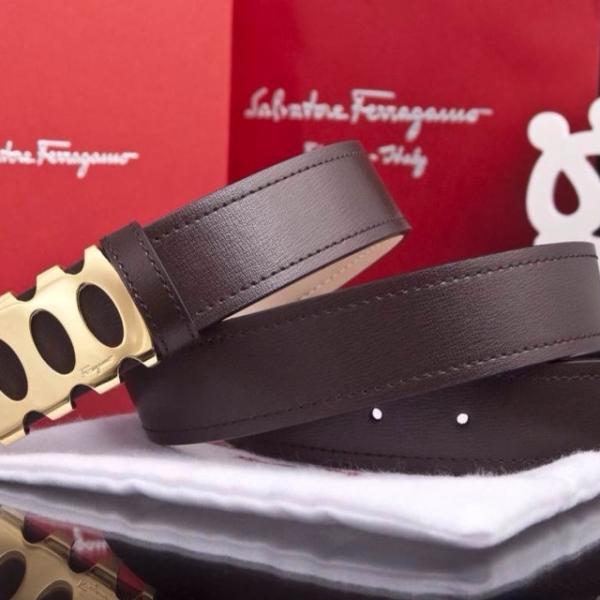 Cinto de Couro Salvatore Ferragamo - Imagem 2