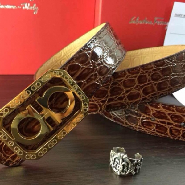 Cinto de Couro Salvatore Ferragamo - Imagem 2