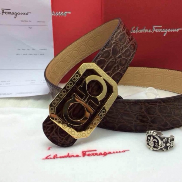 Cinto de Couro Salvatore Ferragamo - Imagem 3
