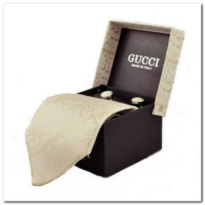 Gravata Abotoaduras Gucci