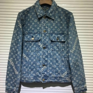 Jaqueta Jeans Louis Vuitton x Supreme