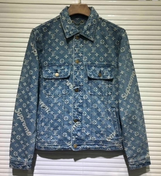 Jaqueta Jeans Louis Vuitton x Supreme - Imagem 5
