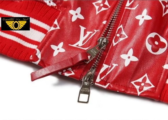 Jaqueta Monograma Couro Louis Vuitton x Supreme - Grandes Grifes