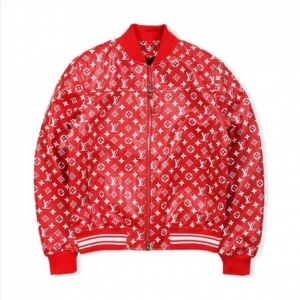 Cinto Louis Vuitton x Supreme Monograma Cinto Vermelho