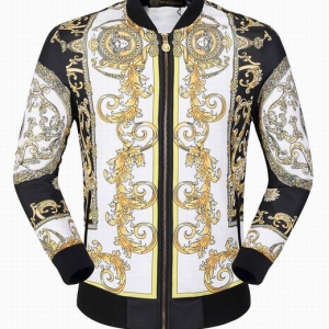 Jaqueta estampa barroca Versace