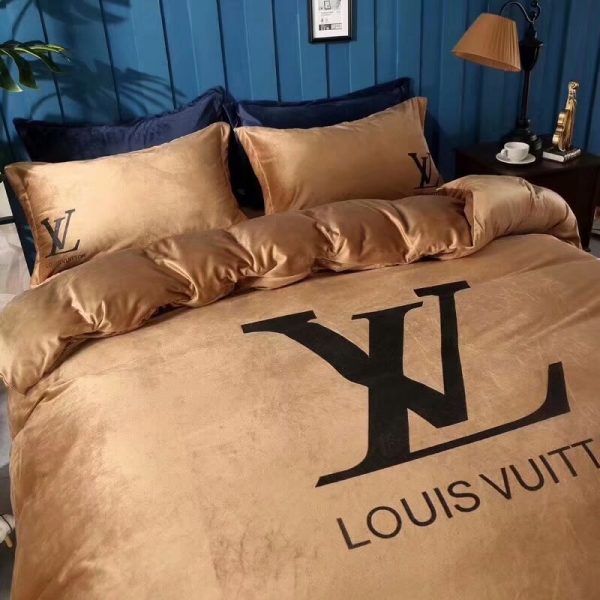 Kit Coordenado Jogo de Cama 4 Pçs. Casal King Size Louis Vuitton - Image 3