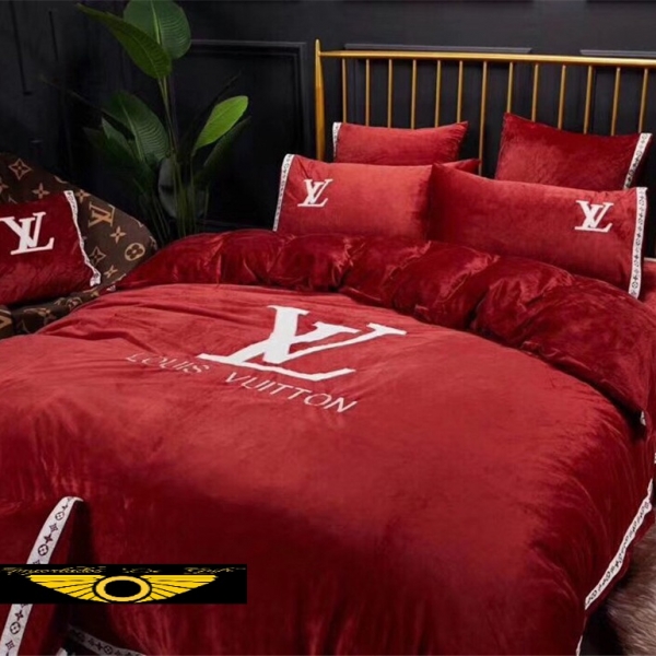 Kit Coordenado Jogo de Cama 4 Pçs. Casal King Size Louis Vuitton - Image 3