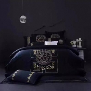 Kit Coordenado Jogo de Cama King Size Versace 4 Peças