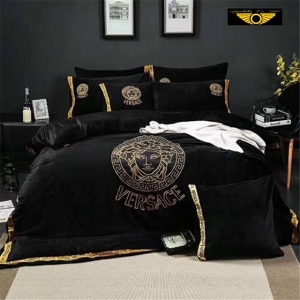 Kit Coordenado Jogo de Cama King Size Versace 4 Peças