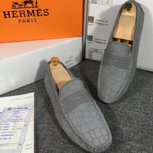 Mocassim Cinza Hermes