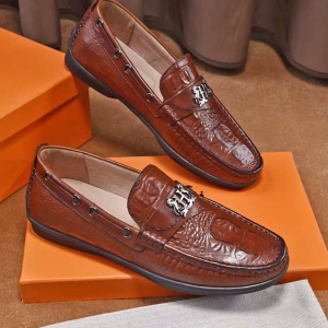 Mocassim Couro Hermes