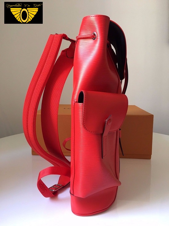 Mochila Supreme x Louis Vuitton Christopher Vermelho Grandes Grifes