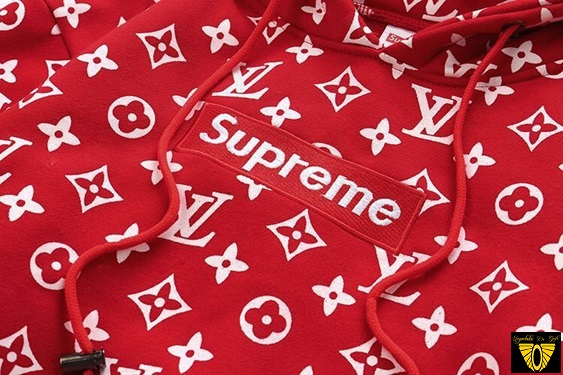 Supreme best sale moletom vermelho