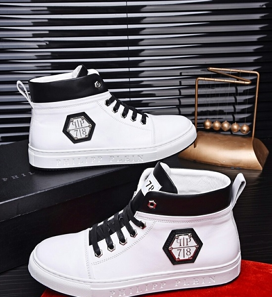 Philipp Plein Tênis cano alto de couro Philipp Plein - Image 2