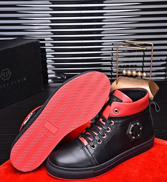 Philipp Plein Tênis cano alto de couro Philipp Plein - Image 3