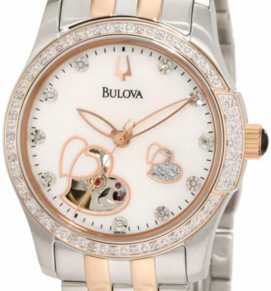 Relógio Bulova Fem Diamonds Analogue Black - 98P118