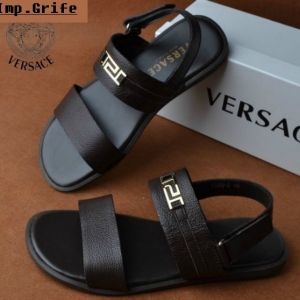 Sandalia de Couro versace