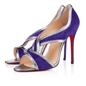 Sandália Couro Christian Louboutin 10cm.