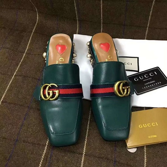 Sandália Mule chinelo slipper couro Gucci - Imagem 7