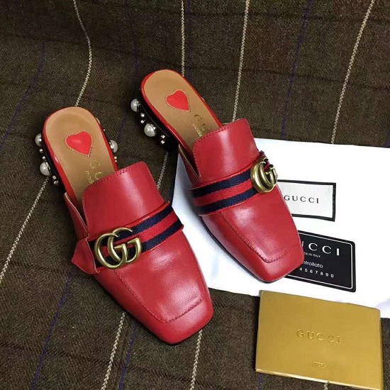 Sandália Mule chinelo slipper couro Gucci - Imagem 8