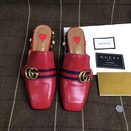 Sandália Mule chinelo slipper couro Gucci - Imagem 9