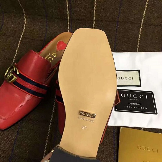 Sandália Mule chinelo slipper couro Gucci - Imagem 10