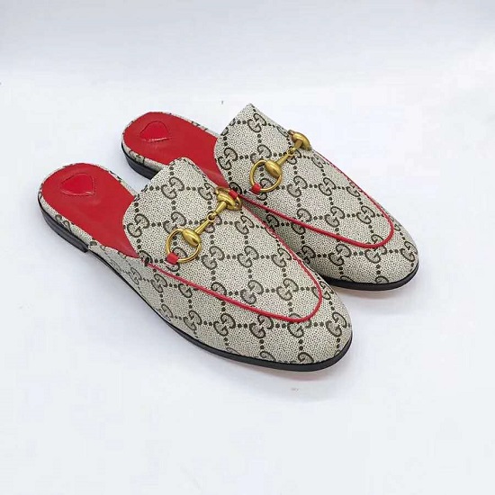 Sandália Mule chinelo slipper couro Gucci