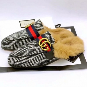 Sandália Mule chinelo slipper couro Gucci