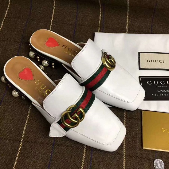 Sandália Mule chinelo slipper couro Gucci - Imagem 3