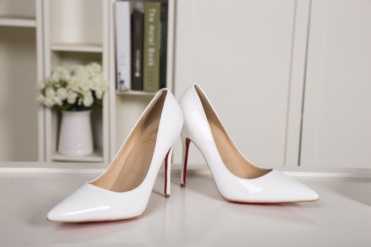 Sapato Alto Branco Christian Louboutin 12cm. - Imagem 5