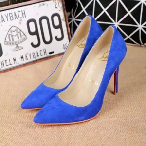 Sapato Alto Camurça Christian Louboutin